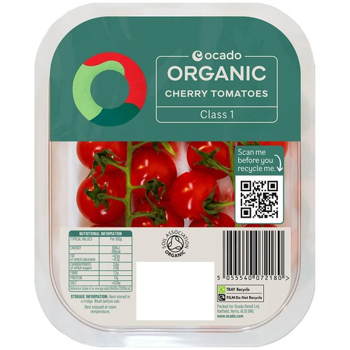 Ocado Organic Cherry Tomatoes on the Vine thumbnail 2