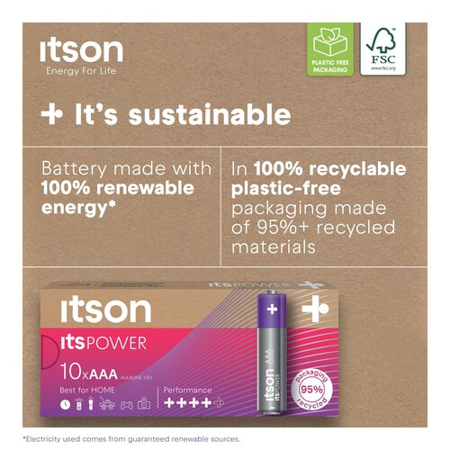 itson Itspower 10 AAA Alkaline Battery thumbnail 7