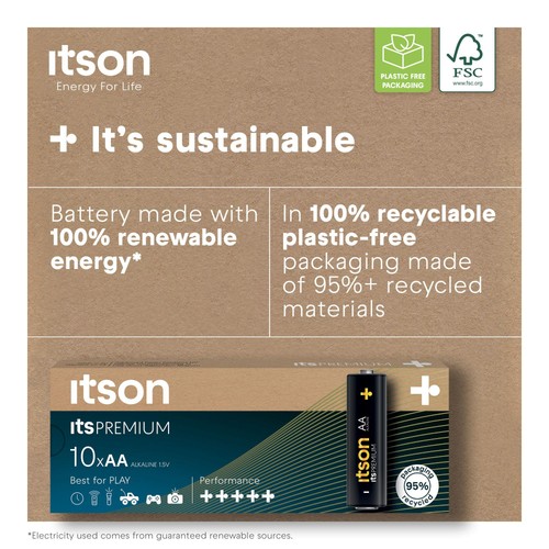 itson Itspremium 10 AA Alkaline Battery thumbnail 7