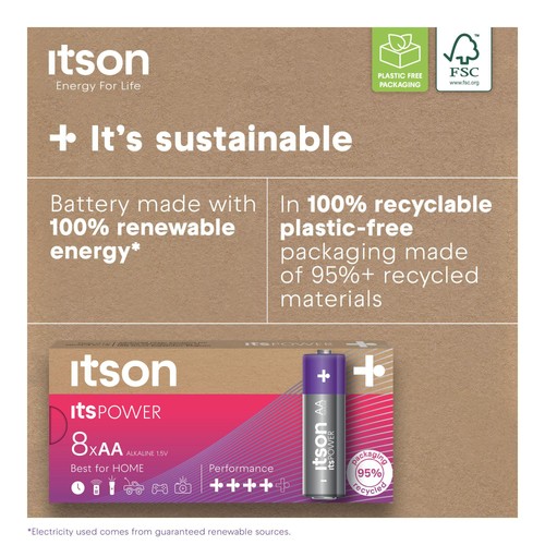 itson Itspower 8 AA Alkaline Battery thumbnail 7
