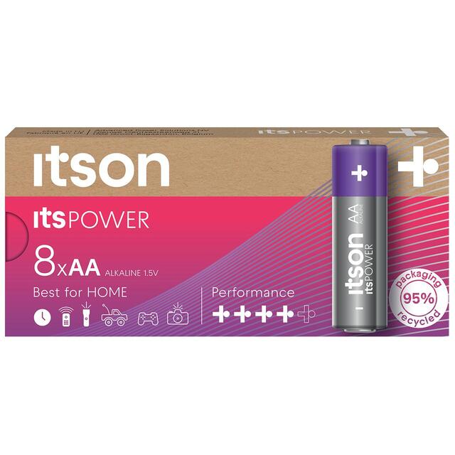 itson Itspower 8 AA Alkaline Battery