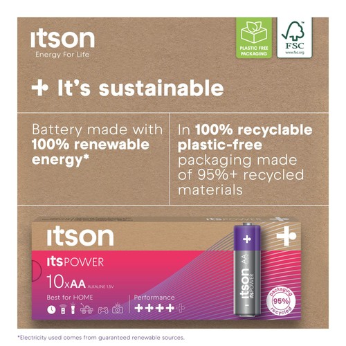 itson Itspower AA 10 Alkaline Battery thumbnail 7