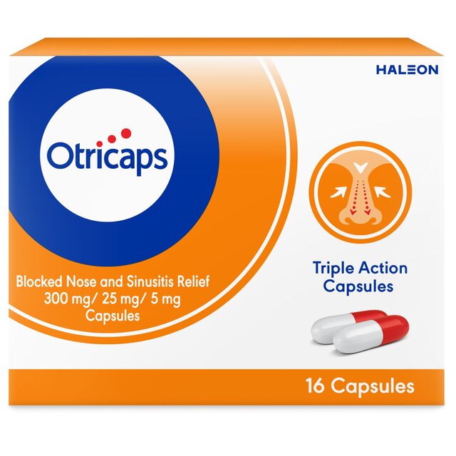 Otrivine Otricaps Congestion Relief Capsules