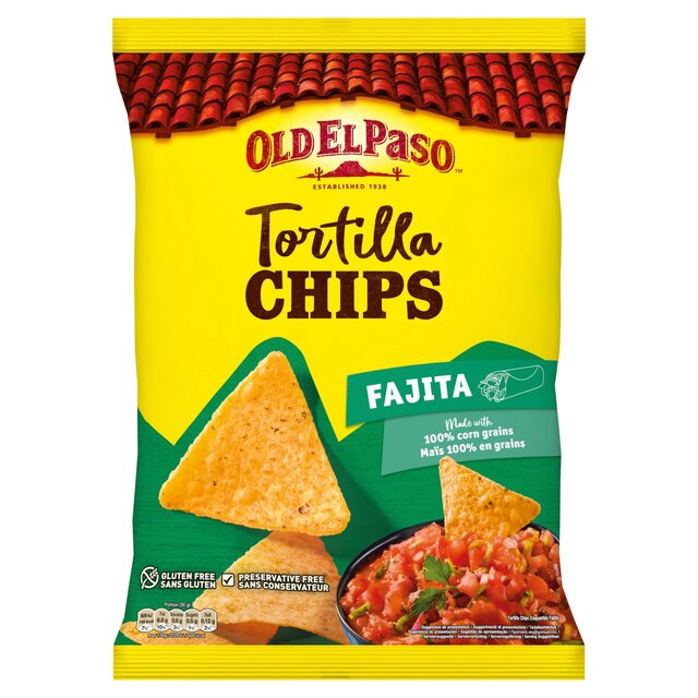 Old El Paso Fajita Flavour Tortilla Chips