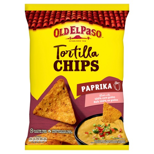 Old El Paso Paprika Flavour Tortilla Chips