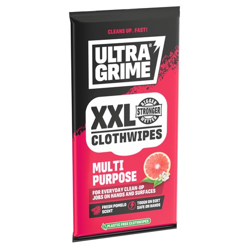 UltraGrime Multipurpose Pomelo XXL Clothwipes thumbnail 2