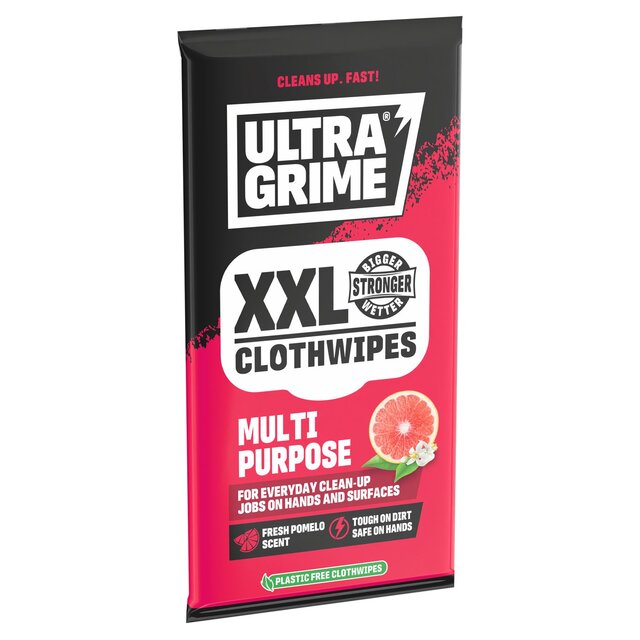 UltraGrime Multipurpose Pomelo XXL Clothwipes thumbnail 2
