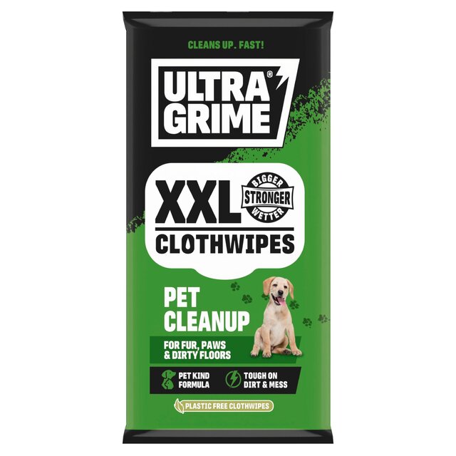 UltraGrime Pet Cleanup XXL Clothwipes