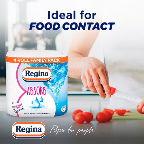 Regina Absorb Kitchen Roll 300 Supersized Sheets thumbnail 3