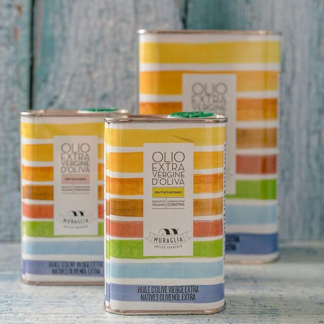 Muraglia Rainbow Tin Intense Fruity Coratina Extra Virgin Olive Oil thumbnail 2