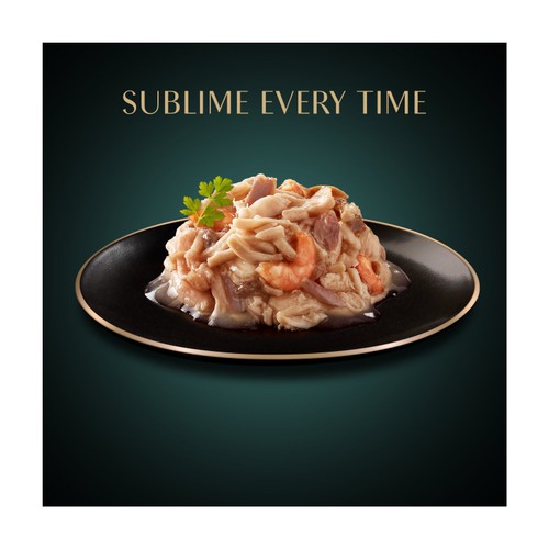Sheba Fillets Cat Food Tray with Chicken, Shrimp and Ocean fish in Gravy thumbnail 4