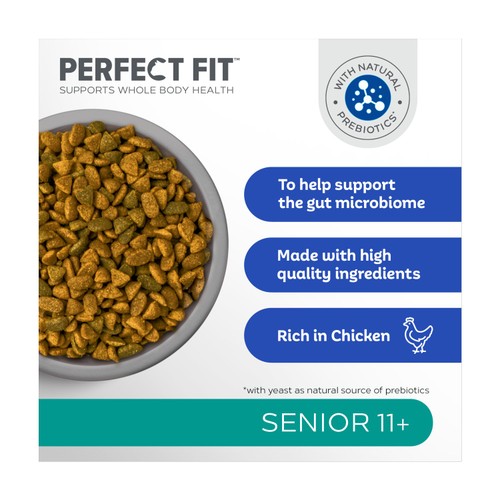 Perfect Fit Senior Dry Cat Food Chicken thumbnail 5
