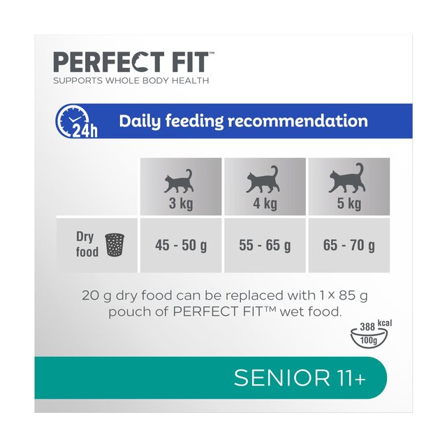 Perfect Fit Cat Complete Dry Senior 11+ Chicken thumbnail 3