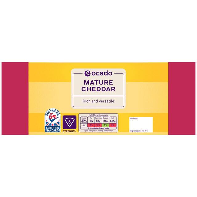 Ocado Mature Cheddar thumbnail 2
