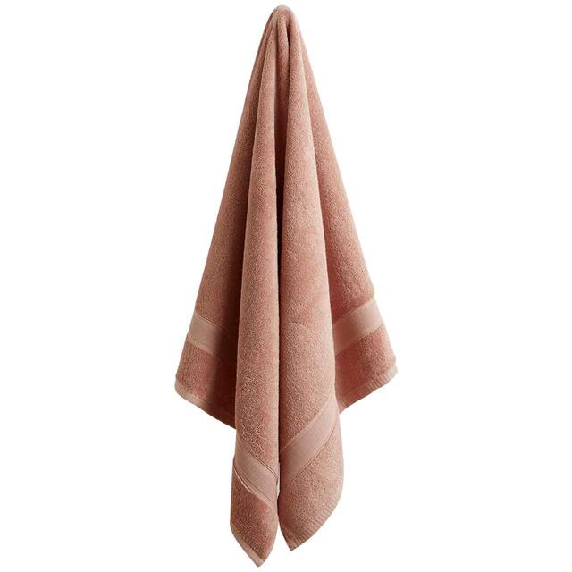 M&S Super Soft Pure Cotton Face Towels, Dusty Pink thumbnail 2