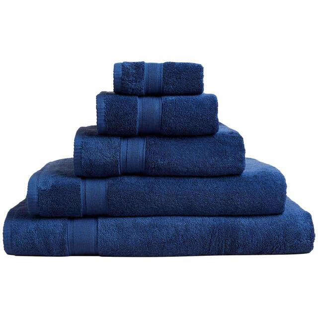 M&S Super Soft Pure Cotton Hand Towel, Midnight