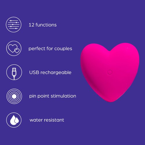 So Divine Je t'aime Heart Vibrator thumbnail 4