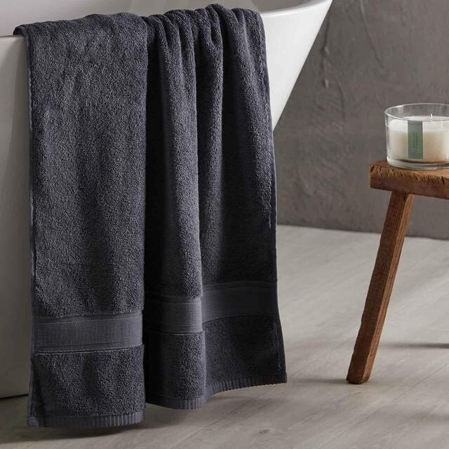 M&S Super Soft Pure Cotton Face Towels, Slate thumbnail 2
