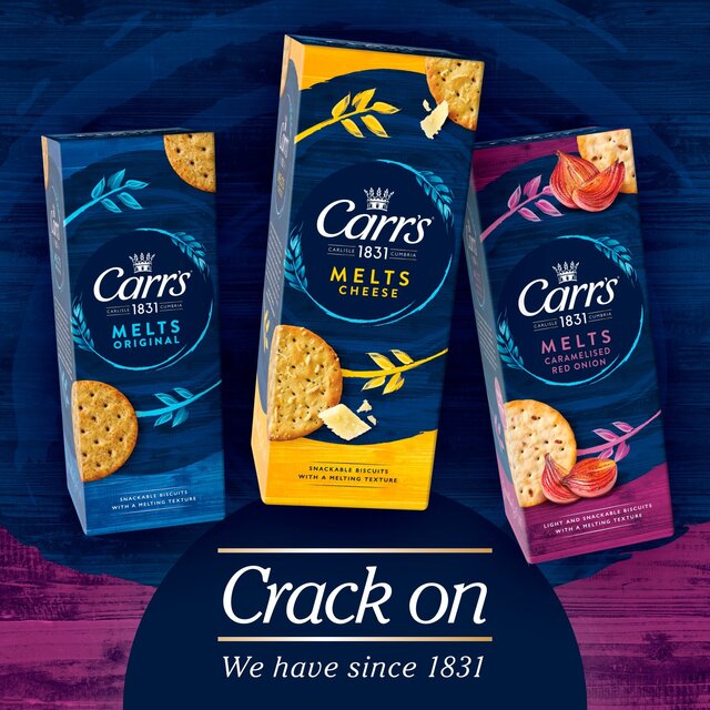 Carr's Melts Caramelised Red Onion Crackers thumbnail 3