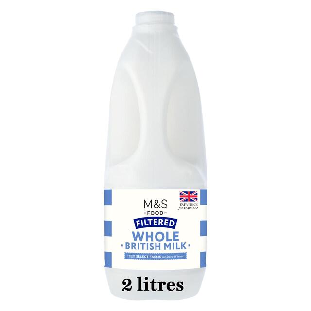 M&S Filtered Whole British Milk