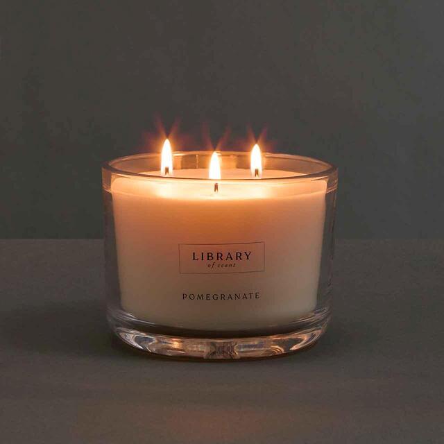 M&S Pomegranate 3 Wick Candle thumbnail 2