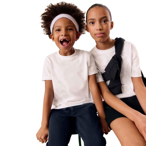 M&S Unisex T-Shirt, 3-4 Years, White thumbnail 4