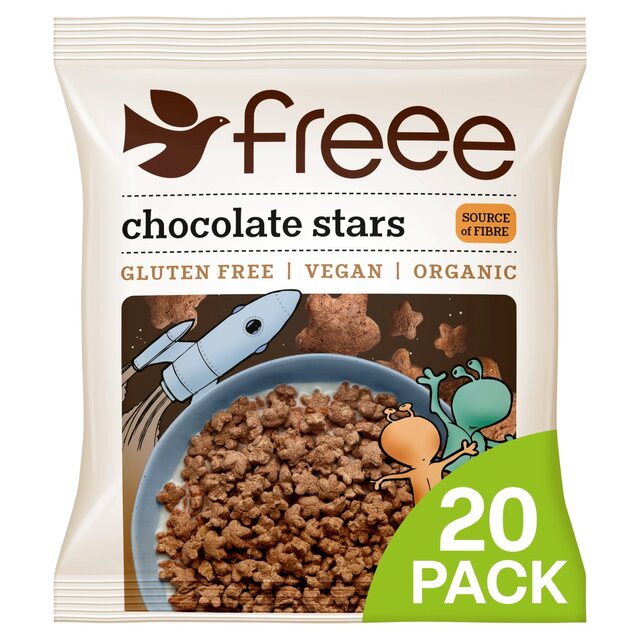 Freee Gluten Free Organic Chocolate Stars- 20 Sachet Pack