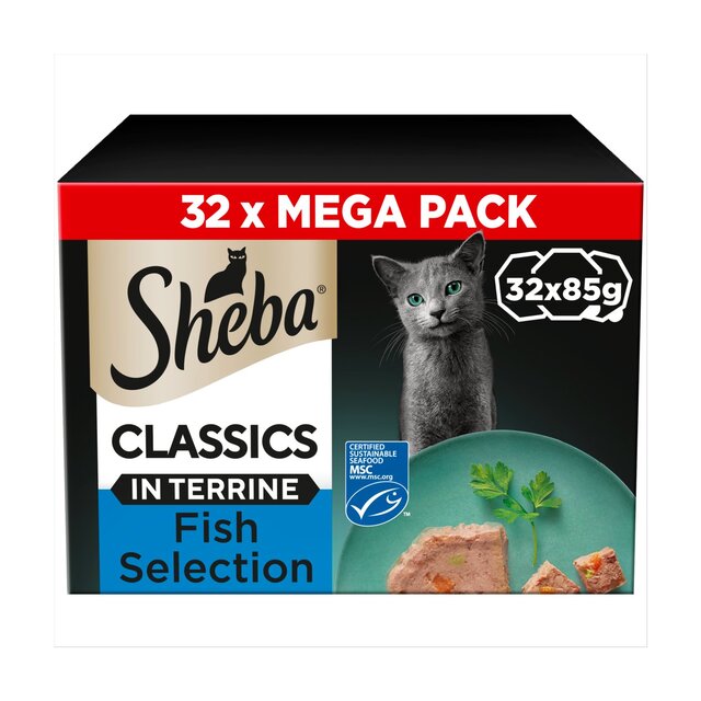 Sheba Classics Cat Trays MSC Ocean Collection in Terrine