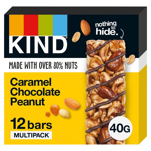 KIND Caramel Chocolate Peanut 12 Bar Pack