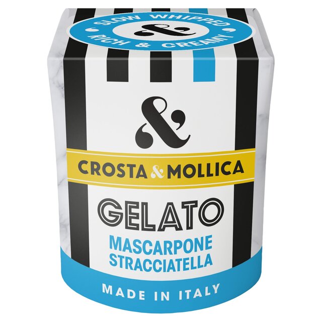 Crosta & Mollica Mascarpone Stracciatella Gelato