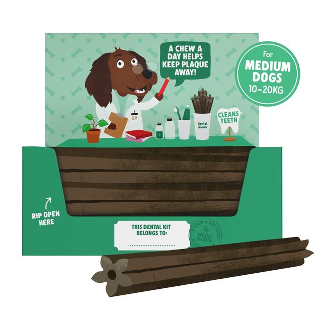 Denzel's Daily Dentals Medium Dog Peanut Butter, Peppermint & Parsley thumbnail 2