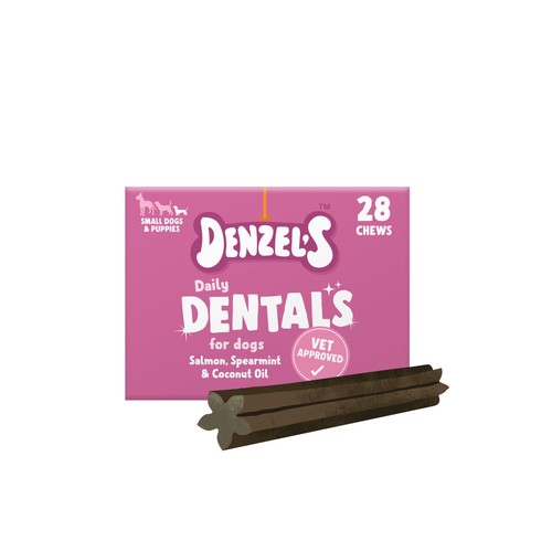 Denzel's Puppy Dental Sticks, Salmon, Spearmint & Coconut Oil thumbnail 2
