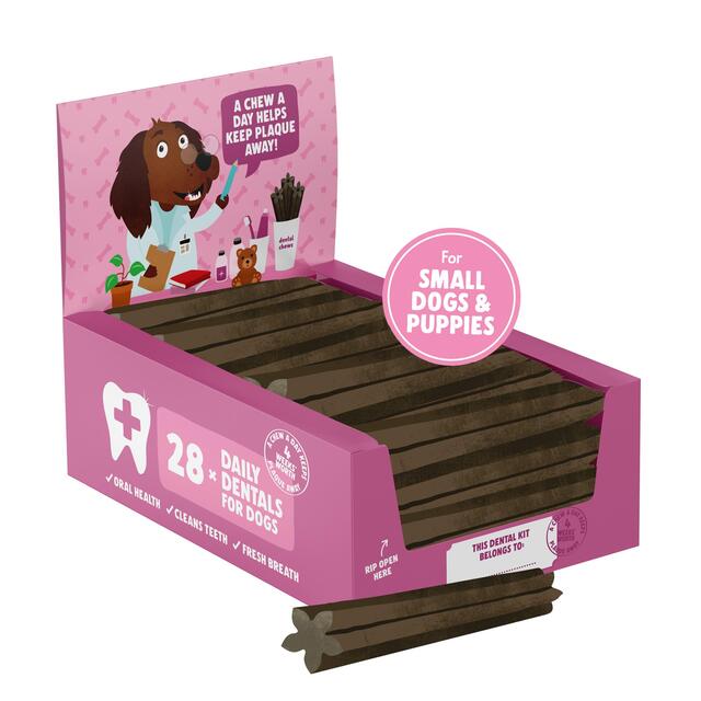 Denzel's Daily Dentals Small Dog/Puppy Salmon, Spearmint & Coconut Oil