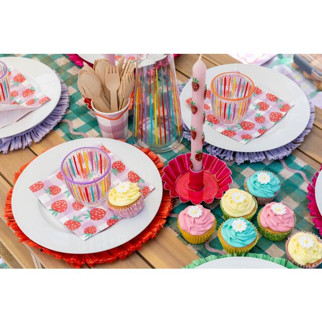 Talking Tables Strawberry Paper Napkins thumbnail 3