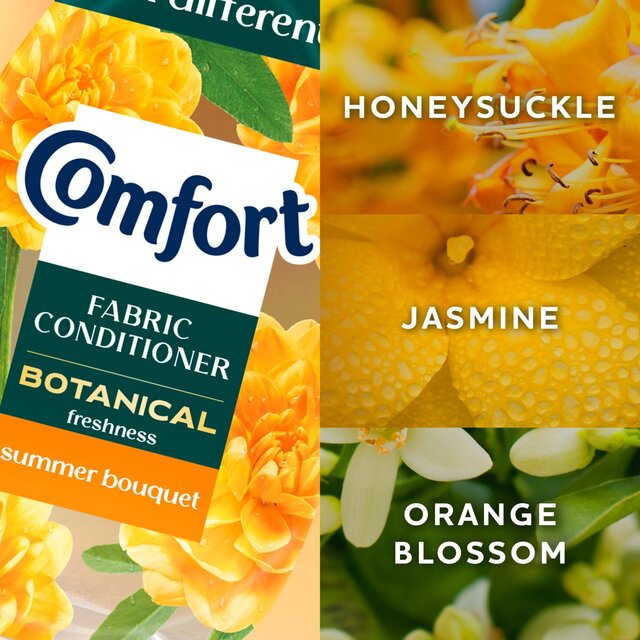 Comfort Botanical Fabric Conditioner Summer Bouquet 38 Washes thumbnail 3