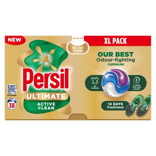 Persil Ultimate Washing Capsules Active Clean 38 washes thumbnail 2