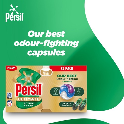 Persil Ultimate Washing Capsules Active Clean 38 washes thumbnail 3