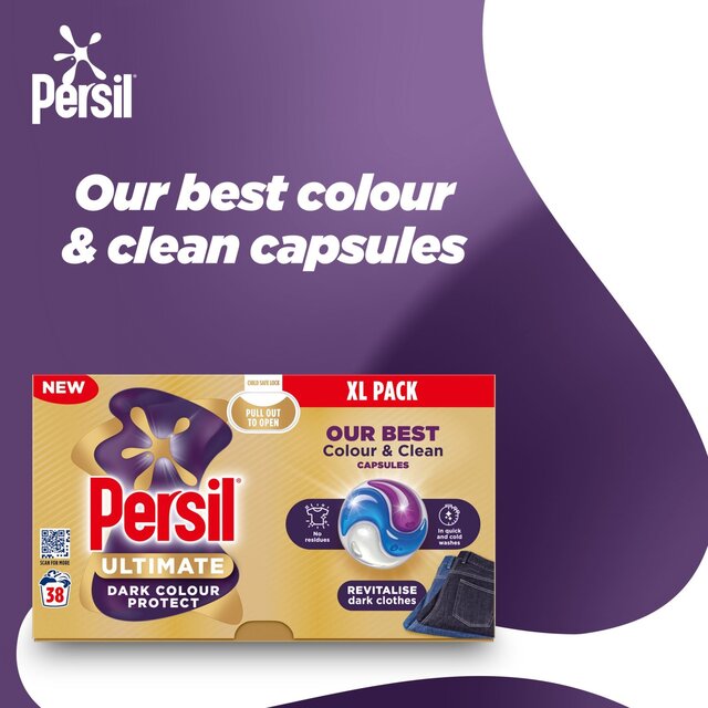 Persil Ultimate Dark Colour Protect Laundry Washing Capsules thumbnail 2