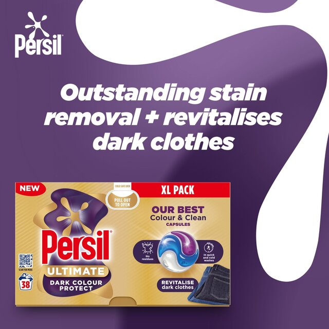 Persil Ultimate Dark Colour Protect Laundry Washing Capsules thumbnail 4