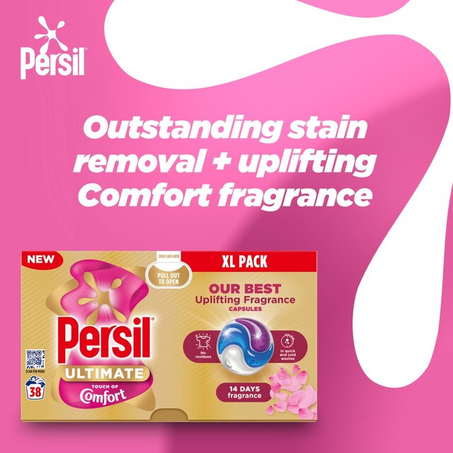 Persil Ultimate Touch of Comfort Laundry Washing Capsules thumbnail 3