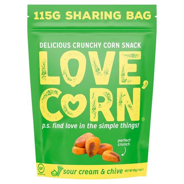 LOVE CORN Sour Cream & Chive Crunchy Corn
