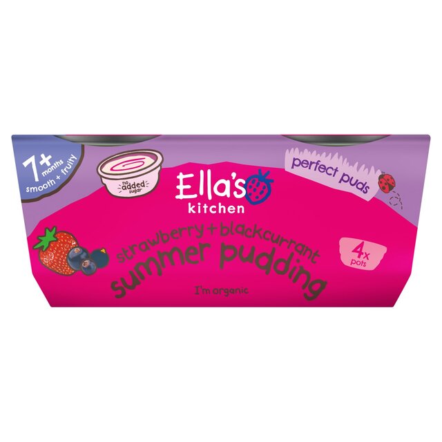 Ella's Kitchen Organic Summer Pudding Baby Dessert Pot Multipack 7+ Months thumbnail 2