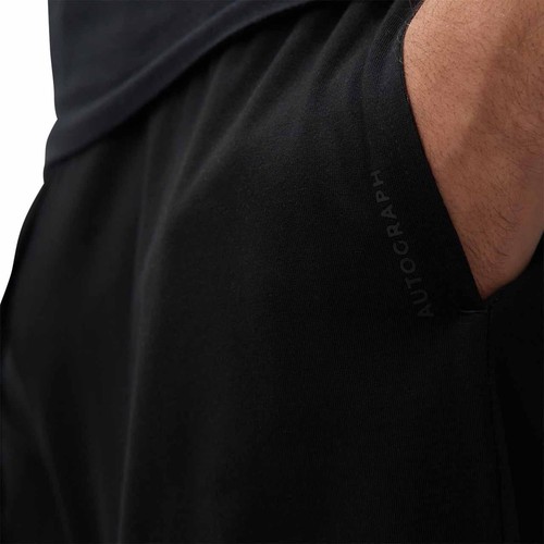 M&S Supima Cotton Blend Pyjama Shorts, L, Black thumbnail 4