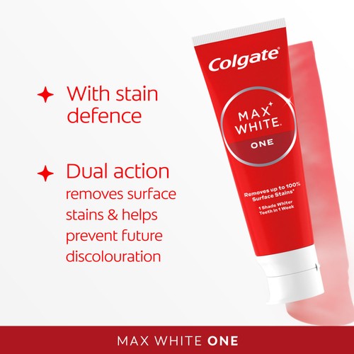Colgate Max White One Teeth Whitening Toothpaste thumbnail 4
