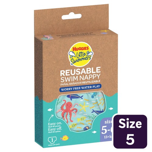 Huggies Little Swimmers Reusable Swim Pant Size 5-6 (13kg+)