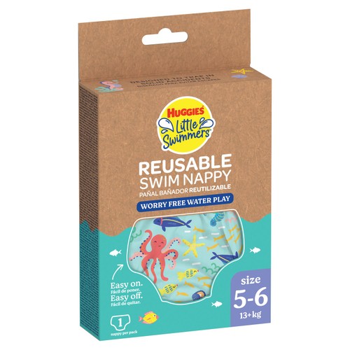 Huggies Little Swimmers Reusable Swim Pant Size 5-6 (13kg+)  thumbnail 2
