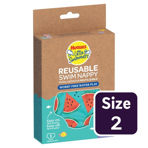 Huggies Little Swimmers Reusable Swim Pant Watermelon Size 2-3 (5-11kg)