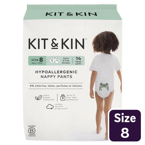 Kit & Kin Eco Nappy Pants Size 8