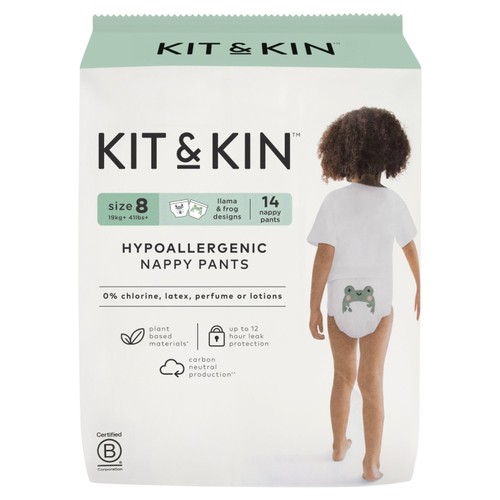 Kit & Kin Hypoallergenic Nappy Pants Size 8 (19+kg) thumbnail 2
