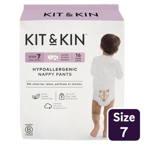 Kit & Kin Eco Nappy Pants Size 7